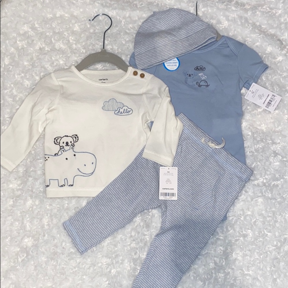 Carter’s hello koala 4 piece set 6 months